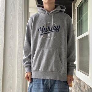 Hurley Men's Grey Hoodie